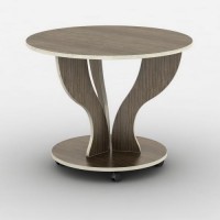 Журнальний столик Тиса Мебель Ореол Венге 55x70x70 см Журнальний столик Тиса Мебель Ореол Венге 55x70x70 см