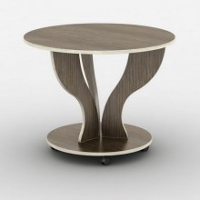 Журнальний столик Тиса Мебель Ореол Венге 55x70x70 см