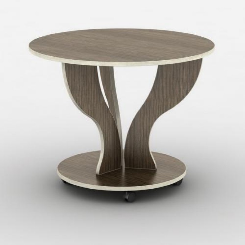 Журнальний столик Тиса Мебель Ореол Венге 55x70x70 см