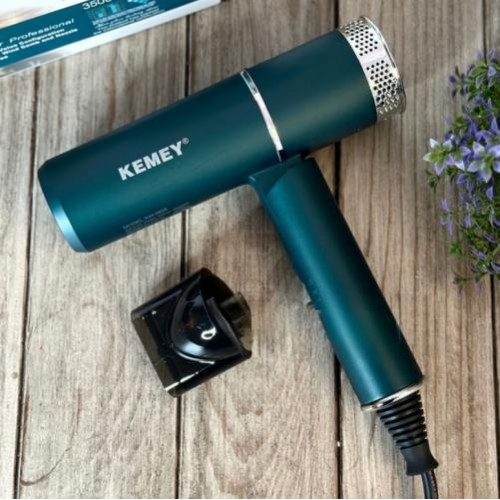Фен Kemey KM-9825 3500 Вт 3 Зелений (2390000003) Фен Kemey KM-9825 3500 Вт 3 Зелений (2390000003)