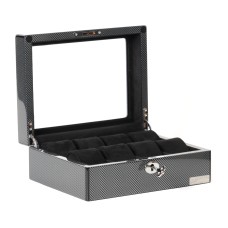 Скринька для зберігання годинників Salvadore 802-8TB 240х185х85 мм Чорно-сірий