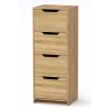 Високий комод Компанит С 48х42х123 см Дуб сонома