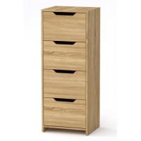 Високий комод Компанит С 48х42х123 см Дуб сонома Високий комод Компанит С 48х42х123 см Дуб сонома