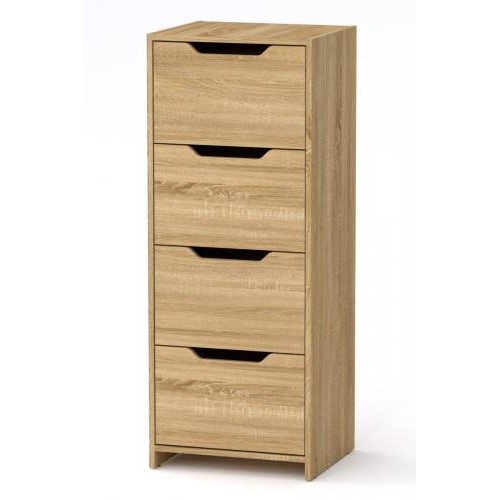 Високий комод Компанит С 48х42х123 см Дуб сонома Високий комод Компанит С 48х42х123 см Дуб сонома