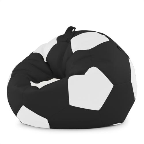 Крісло мішок М'яч Оксфорд 120см Студія Комфорту Великий Чорний + Білий Крісло мішок М'яч Оксфорд 120см Студія Комфорту Великий Чорний + Білий