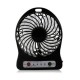 Вентилятор настільний Mini Fan XSFS-01 з акумулятором 18650 Black (007196)