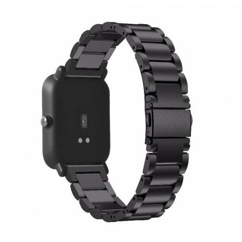 Ремінець BeWatch 20 мм для Xiaomi Amazfit Bip Чорний (1110401) Ремінець BeWatch 20 мм для Xiaomi Amazfit Bip Чорний (1110401)