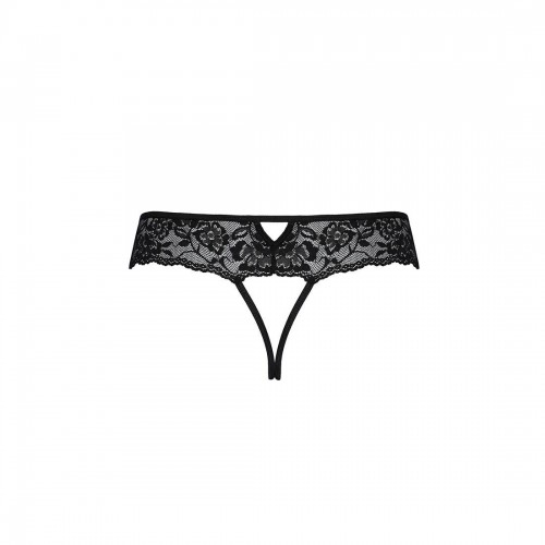 Мереживні стрінги з доступом Senia Thong black S/M - Passion в інтернет супермаркеті PbayMarket!