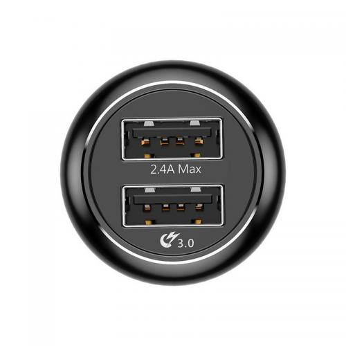 Автомобільний зарядний пристрій Baseus CCALL-GC01 Gentry series Dual-U QC3.0 18W 2хUSB (29364875) Автомобільний зарядний пристрій Baseus CCALL-GC01 Gentry series Dual-U QC3.0 18W 2хUSB (29364875)