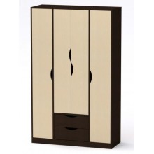 Передпокій-шафа Компанит Любов 120х44,8х195 см Венге