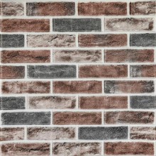 Самоклеюча 3D панель під цеглу клінкер помаранчевий 700x700x6мм (414) Sticker Wall SW-00000769