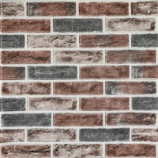 Самоклеюча 3D панель під цеглу клінкер помаранчевий 700x700x6мм (414) Sticker Wall SW-00000769