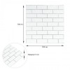 Самоклеюча стінова панель 3D Sticker Wall 700х700х4 мм Білий (D) SW-00001502