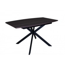 Стіл Max's furniture Брайтон 85х140/180х75 см Дуб табак + Чорний