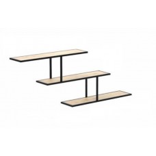 Навісна - настінна полиця у стилі Loft NS-1043 830x1500x250 мм Черный