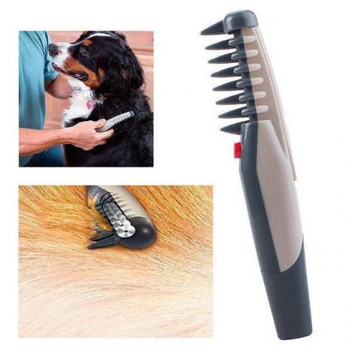 Гребінець для вовни тварин Knot Out Electric Pet Comb Gray (do134-hbr)