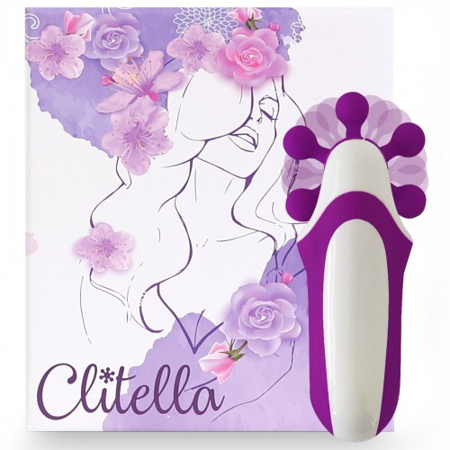 Стимулятор з імітацією оральних пестощів FeelzToys - Clitella Oral Clitoral Stimulator Purple в інтернет супермаркеті PbayMarket!