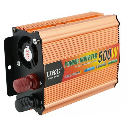 Перетворювач напруги інвертор UKC SSK 500W 12V-220V Gold (3sm_646352614)