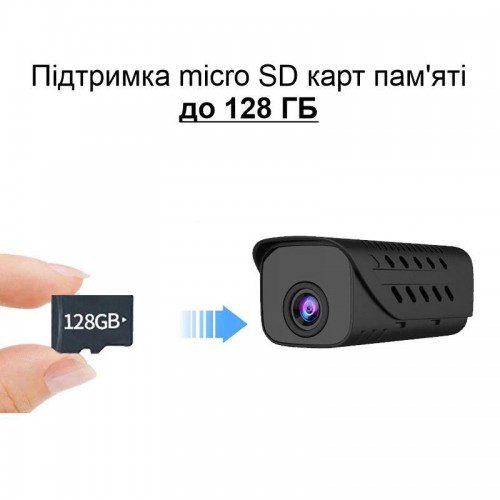 Міні камера wifi c відеореєстратором та записом на карту пам'яті до 128 Гб Nectronix H9W, з акумулятором 850 мАг в інтернет супермаркеті PbayMarket!