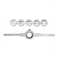 Набір плашок MASTERTOOL з утримувачем 6 ел. (M4/M5/M6/M8/M10) 15-0406 Набір плашок MASTERTOOL з утримувачем 6 ел. (M4/M5/M6/M8/M10) 15-0406