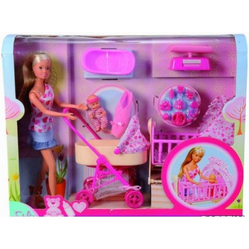 Лялька «Штеффі з немовлям Love» Simba OL27669 Лялька «Штеффі з немовлям Love» Simba OL27669