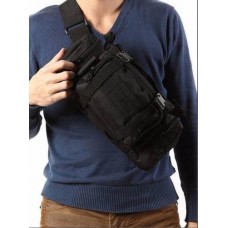 Тактична поясна сумка Military Mochilas Molle 32*17*11 см Чорна