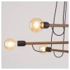 Люстра TK Lighting Helix Коричневий Чорний (TK4950)