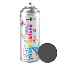 Емаль універсальна Аерозоль New Ton 400 мл RAL 7024 Темно-сірий