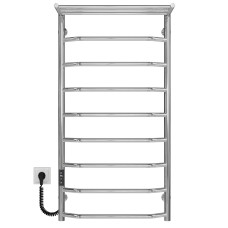 Рушникосушарка електрична Трапеція з полицею П9 500х1000 Deffi Хром JD03 (C.TP.100.50.9.E.C.L.1)