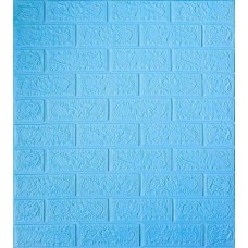 Самоклеюча декоративна 3D панель Loft-Expert Під блакитну цеглу 700x770x4 мм
