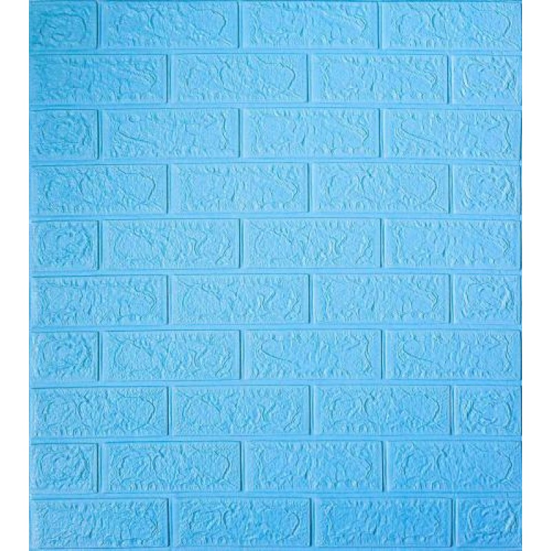 Самоклеюча декоративна 3D панель Loft-Expert Під блакитну цеглу 700x770x4 мм