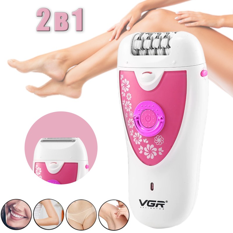 Жіночий епілятор-електробритва VGR 7221 2в1 SMT 14736