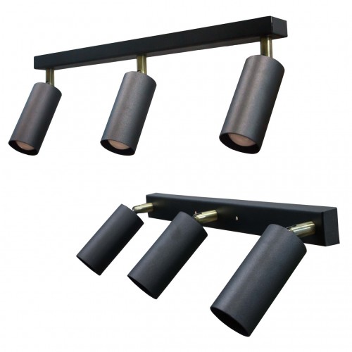 Світильник у стилі лофт MSK Electric Tube спот із поворотним механізмом NL 1105-3 Світильник у стилі лофт MSK Electric Tube спот із поворотним механізмом NL 1105-3