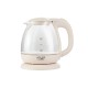 Чайник електричний електрочайник скляний Adler AD-1283C Сарриссіпо 1 л