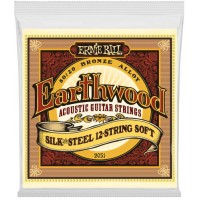 Струни для акустичної гітари Ernie Ball 2051 Earthwood 80/20 Bronze Silk and Steel Extra Soft Acoustic Guitar 12 Strings 9/46 Струни для акустичної гітари Ernie Ball 2051 Earthwood 80/20 Bronze Silk and Steel Extra Soft Acoustic Guitar 12 Strings 9/46