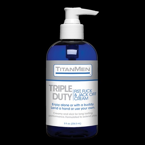 Густа змазка для фістингу Doc Johnson TitanMen - Triple Duty (236 мл) в інтернет супермаркеті PbayMarket!