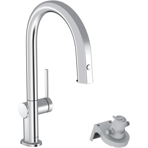 Змішувач для кухонної мийки Hansgrohe Aqittura M91 FilterSystem 210 Хром 76826000 в інтернет супермаркеті PbayMarket!