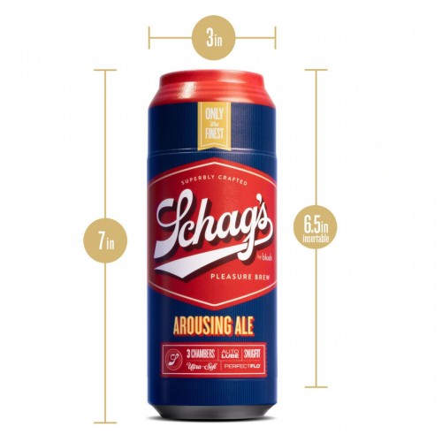 Мастурбатор Schag’s by Blush - Arousing Ale Masturbator - Frosted в інтернет супермаркеті PbayMarket!