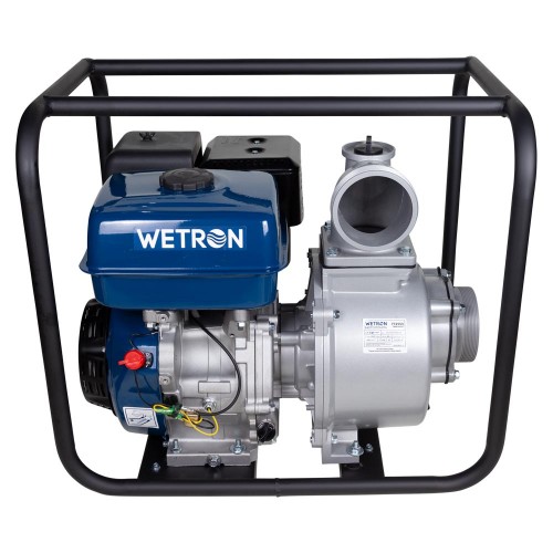 Мотопомпа 9л.с. Hmax 26м Qmax 110м³/год (4-х тактний) WETRON (772553)