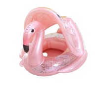 Надувне коло InPool 87538 «Фламінго», з трусиками, навісом, 89 х 64 см