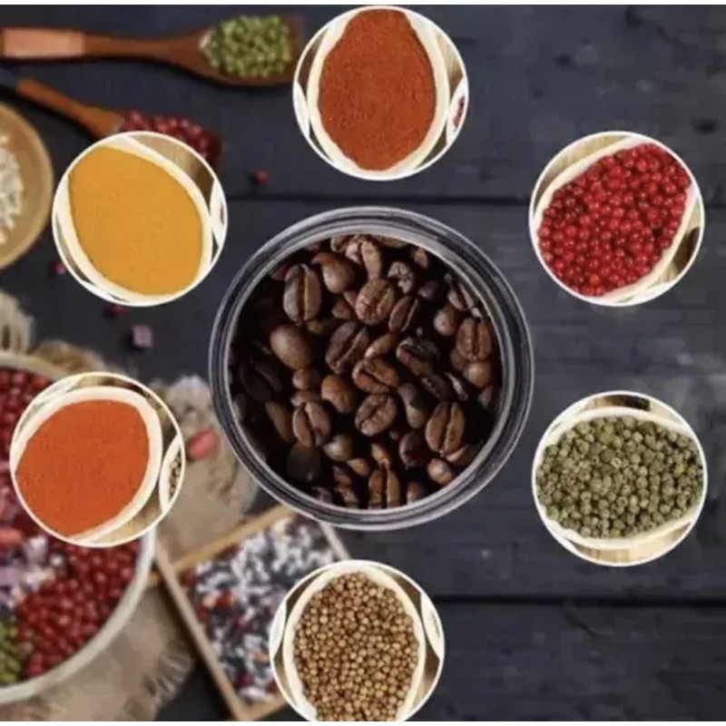 Кавомолка електрична нержавіюча сталь RAF R-7113 150 Вт 220 В