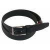 Шкіряний ремінь Skipper 110-130 x 3.3 см Чорний (1026-33)