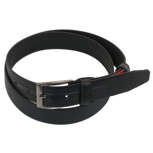 Шкіряний ремінь Skipper 110-130 x 3.3 см Чорний (1026-33) Шкіряний ремінь Skipper 110-130 x 3.3 см Чорний (1026-33)