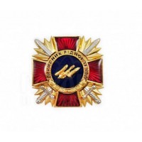 Нагрудний знак Collection Захисник рідної землі 36 мм Різнокольоровий (hub_0rywxy)