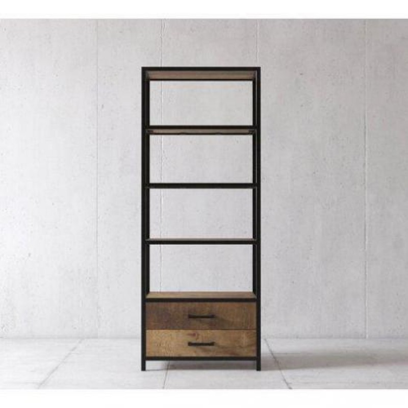 Стелаж для зберігання в стилі Loft NS-1932 1830x600x420 мм Черный