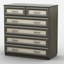 Комод Тиса Мебель АКМ-23 1 Венге Дуб молочний 75x45x75 см