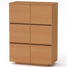 Комод Тумба 2 Компанит МГ 5 85х40х118 см Бук Комод Тумба 2 Компанит МГ 5 85х40х118 см Бук