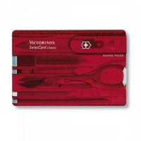 Ніж Victorinox SwissCard Transparent Червоний (1049-Vx07100.T) Ніж Victorinox SwissCard Transparent Червоний (1049-Vx07100.T)