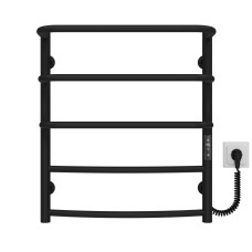 Рушникосушарка електрична Каскад Дуга П5 400х600 Deffi Чорний JD03 (C.KD.60.40.5.E.B.R.1)