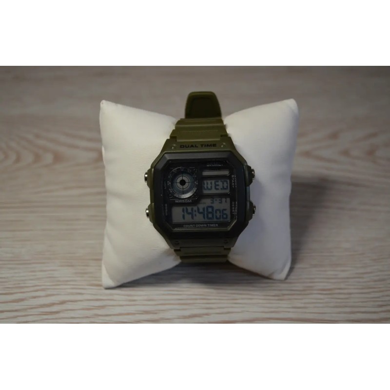 Чоловічий спортивний наручний годинник Skmei 1299 Зелений